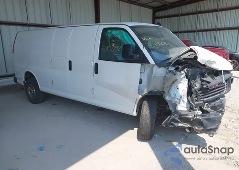 2023 GMC Savana Cargo Rwd 2500 Extended Wheelbase Work Van z USA, uszkodzony, nr VIN 1GTW7BFP3P1134379